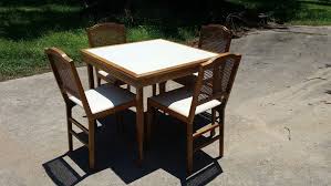 Vintage Leg O Matic Folding Table 4 Folding Chairs Dining Set Card Table Card Table And Chairs Folding Table Folding Chair