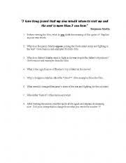 Start studying the patriot movie questions. English Worksheets The Patriot