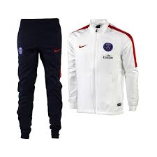 20 21 survêtement de football psg ajax real madrid survetement foot homme 2020 2021 survêtement psg om marseille soccer tracksuit football training. Survetement Psg Foot Nike Paris Saison 2016 17 Blanc Footkorner