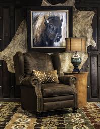 Cowboy Recliner By Adobe Interiors Western Home Decor House Decor Rustic Western Living Rooms