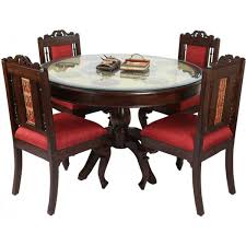 Gorevizon Pure Wooden Crafted Dining Table Set Finish Color Brown Dining Table Wooden Dining Set Buy Dining Table