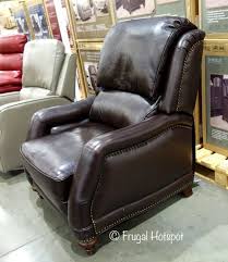 Costco Sale Synergy Home Furnishings Leather Recliner 399 99 Recliner Leather Recliner Home