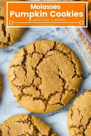 Paleo Pumpkin Cookies With Molasses Recipe Gluten Free Pumpkin Cookies Paleo Pumpkin Cookies Pumpkin Cookies Healthy