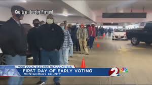 No Major Issues In Montgomery County As Hundreds Of Voters Line Up To Vote Early By Absentee Ballot Wdtn Com