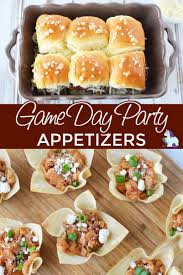 Fun Game Day Appetizers And Party Food Game Day Appetizers Healthy Superbowl Snacks Food
