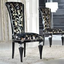 Black Velvet Wood Dining Chair The Chair Market High Back Dining Chairs Dining Chairs Dining Chair Covers