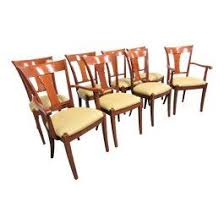 Grange Country French Cherry Dining Chairs Set Of 8 For Sale Dining Chairs Dining Table Chairs French Dining Chairs