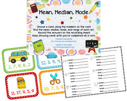 Classroom Freebies Too Mean Median Mode Review Game Basic Math Skills Classroom Freebies Math Lessons