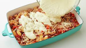 Lighter Tomato Alfredo Pasta Bake Recipe Alfredo Pasta Bake Caserole Dishes Recipes