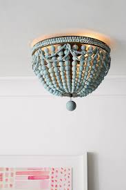 Malibu Flush Mount In 2020 Unique Chandeliers Diy Chandelier Beaded Light Fixture