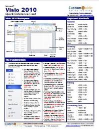 Microsoft Visio 2010 Free Quick Reference Card Microsoft Visio Reference Cards Microsoft