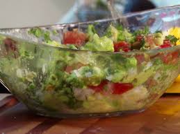 Eva S Chunky Guacamole Recipe Chunky Guacamole Food Network Recipes Guacamole Recipe