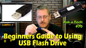 Beginners Guide To Using A Usb Flash Drive Ask A Tech 70 Youtube Computer Help Flash Drive Beginners Guide