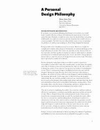 Personal Philosophy Essay Unique A Personal Design Philosophy Philosophy Essays Reflective Essay Examples Essay