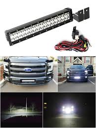The 29w High Power Lower Bumper Mounted Led Light Bar Is A Great Addition To Your Ford F 150 That Fills In The Ga Ford F150 Ford F150 Xlt Ford F150 Accessories