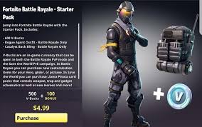 We never ask you to enter your account. Fortnite Battle Royale Starter Pack Contents V Bucks And Cost Metabomb