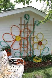 43 Creative Diy Garden Art Design Ideas And Remodel Garden Art Diy Old Garden Tools Outdoor Wall Decor