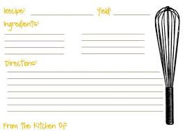 Recipe Card Template 3x5 And Then You Can Size It To A Full Page Or A Little Index Card Druckbare Rezeptkarten Rezeptkarten Kochbuchvorlage
