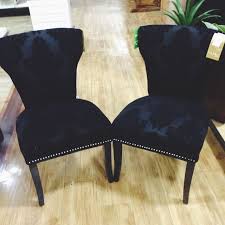 Velvet Printed Parsons Chairs By Nicole Miller Chair Furniture Parsons Chairs