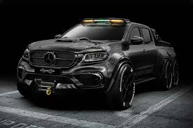 Carlex Design Debuts Mercedes Benz X Class Exy Monster X Concept Mercedes Truck Classic Trucks 6x6 Truck