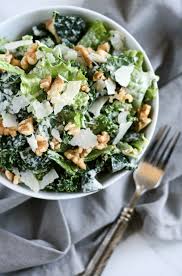 Kale Caesar Salad With Toasted Walnuts Recipe Kale Caesar Salad Caesar Salad Ceasar Salad Recipe