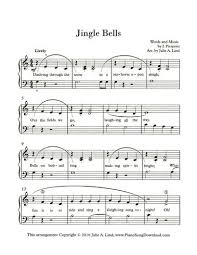 Jingle Bells Free Printable Christmas Piano Sheet Music For Early Intermediate Piano Player Piano Sheet Music Free Christmas Piano Christmas Piano Sheet Music