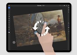 Rotate Pan Zoom And Reset Canvas In Photoshop On The Ipad