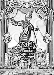 Coloriage Affiche Film Charlie Et La Chocolaterie De Tim Burton Charlie Et La Chocolaterie Coloriage Chocolaterie