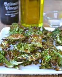 Roasted Balsamic Kale Chips Mother Thyme Recipe Healthy Snacks Recipes Kale Chips Healthy Bedtime Snacks