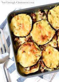 Eggplant Casserole With Ground Beef Not Enough Cinnamon Recipe Ground Beef Casserole Recipes Ground Beef Recipes