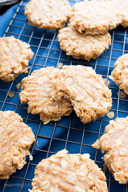 3 Ingredient No Bake Peanut Butter Oatmeal Cookies V Gf Df A One Bowl Recipe Healthy Oatmeal Cookies Peanut Butter Oatmeal Cookies Baking Recipes Cookies