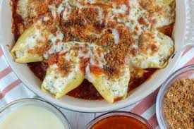Olive Garden Giant Stuffed Shells Copycat Recipe The Food Hussy Restaurant Recipes Famous Recipes Stuffed Shells