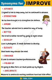 Another Word For Improve 100 Synonyms For Improve With Useful Examples English Vocabulary Words Learn English English Vocab