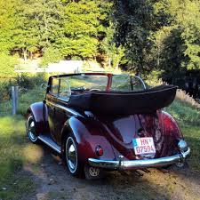 1954 Vw L55 Maroon Red Cabriolet Coccinelle Cabriolet Vw Coccinelle Cabriolet Et Voitures Classiques