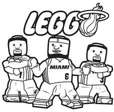 Lego Basketball Coloring Pages Lego Coloring Pages Lego Coloring Sports Coloring Pages