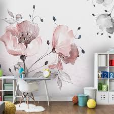 Modern Abstract Canvas Painting Wall Art Poster Hand Painted Flowers Prints On Canvas For Bedroom Living Room Home Decoration Custom Wall Murals Wall Painting Wall Murals