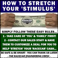 Stretch Your Stimulus Technical Sales Race Cars Family First