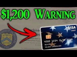 1 200 Stimulus Debit Card Warning Youtube Debit Irs Website Profitable Online Business