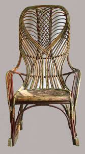 Early 20th Century Twig Rocking Chair 1stdibs Com Twig Furniture Willow Furniture Wicker Furniture