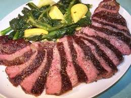 Shoulder London Broil Boneless Jaccard Meat Tenderized Low Temperature Oven Roasted With Reverse Sear Wow Very Tender With Pictures Home Cooking London Broil Recipes Cooking Salmon Cooking London Broil