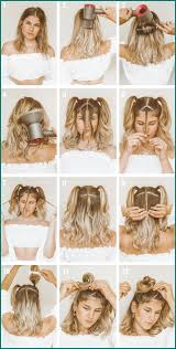 A wispy bob is the best option for schools as in the mornings mothers can save up some time while preparing. Hairstyles Cute And Easy Short Hair Bun Short Hair Styles Easy Hair Styles Long Hair Styles