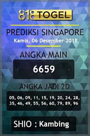 Prediksi Togel Sgp Kamis 06 Desember 2018 Permainan Angka Buku Gambar Singapura