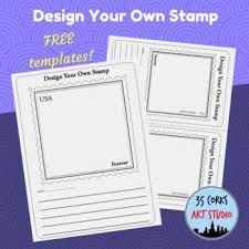 Students Can Use This Template To Create Their Own Usa Quot Forever Quot Stamp As Part Of Social Studies Or Reading Unit Perh Forever Stamps Stamp Templates