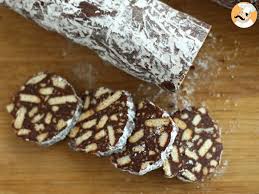 Saucisson Au Chocolat Recette Ptitchef Recette Saucisson Au Chocolat Saucisson Recette Dessert