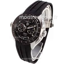 Tag Heuer Mercedes Benz De Travail Chronographe Avec Cadran Noir En Caoutchouc Sangle Watches Breitling Watch Jaeger Watch