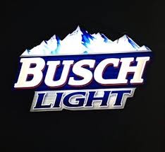 Busch Light Sign Lighted Bar Signs Beer Logo Bar Signs