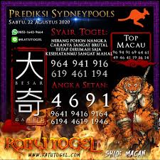 Bocoran Togel Sidney Sabtu 22 Agustus 2020 November Oktober Desember