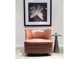 The Bruno Leather Full Swivel Chair In Vintage Nutmeg Sku Bruno 2 By Mitchell Gold Bob Williams Factory Outlet Is A Chair Swivel Chair Living Room Chairs