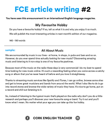 Fce Exam Writing Samples And Essay Examples Myenglishteacher Eu Blog Essay Examples Essay Writing
