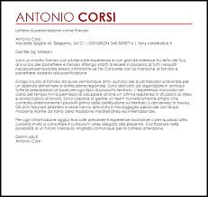 Esempio Lettera Di Presentazione Fornaio Livecareer